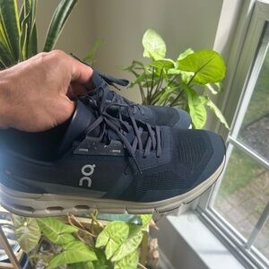 On Running Men's Ink/Glacier Running Shoes - Cloudrift